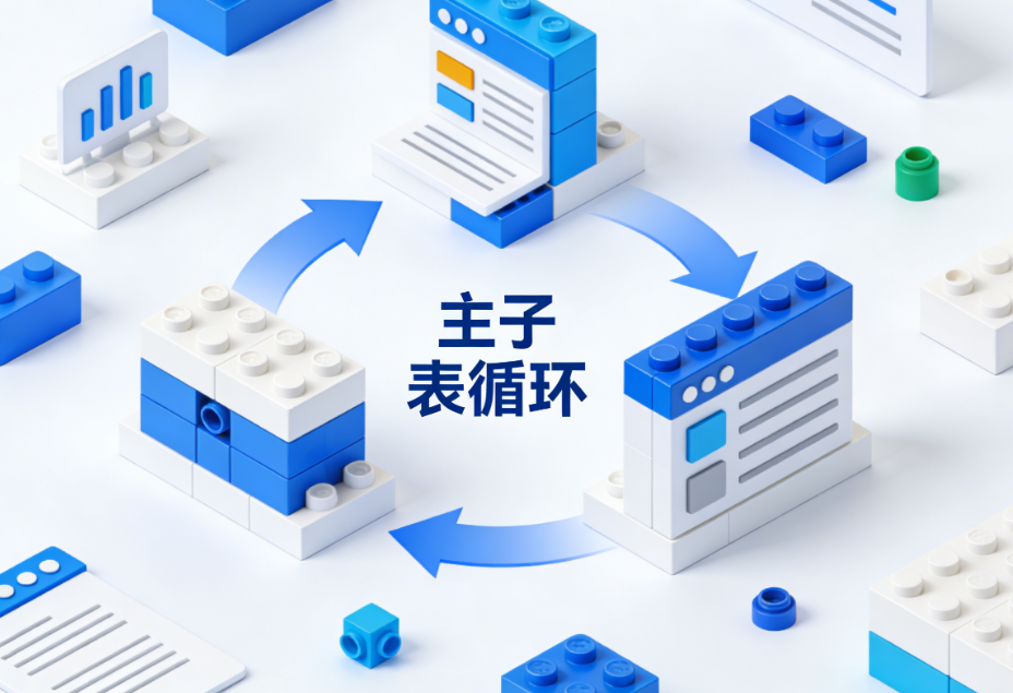 主从数据展示太复杂？积木报表主子表循环块，一键搞定关联数据展